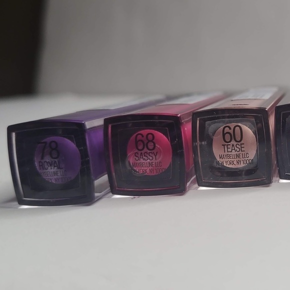 Maybelline Vivid Hot Lacquer 6 Mix Lot 78 68 60 76 62 74 - Picture 3 of 5